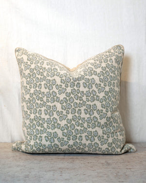 Leopard Linen Pillow