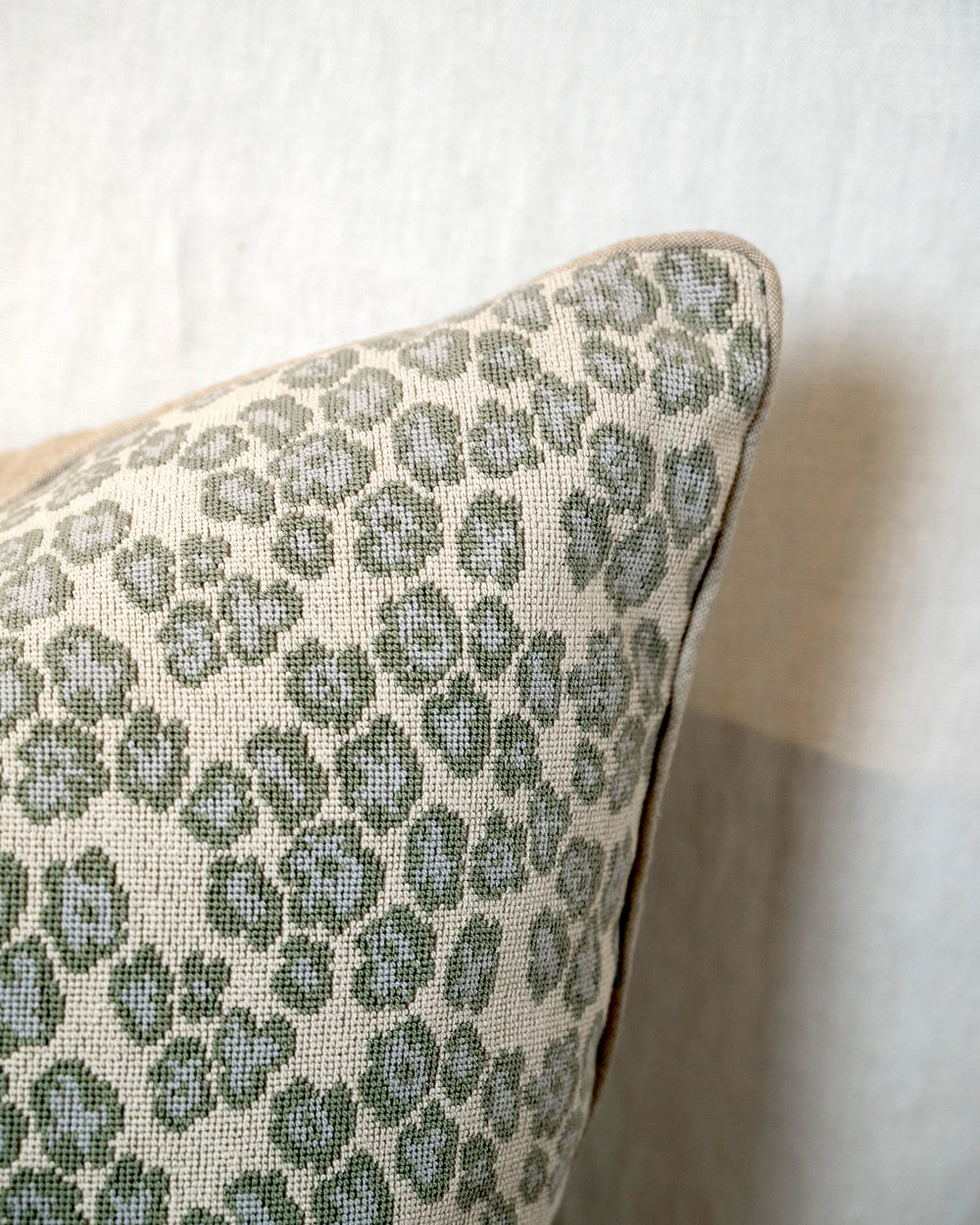 Leopard Linen Pillow