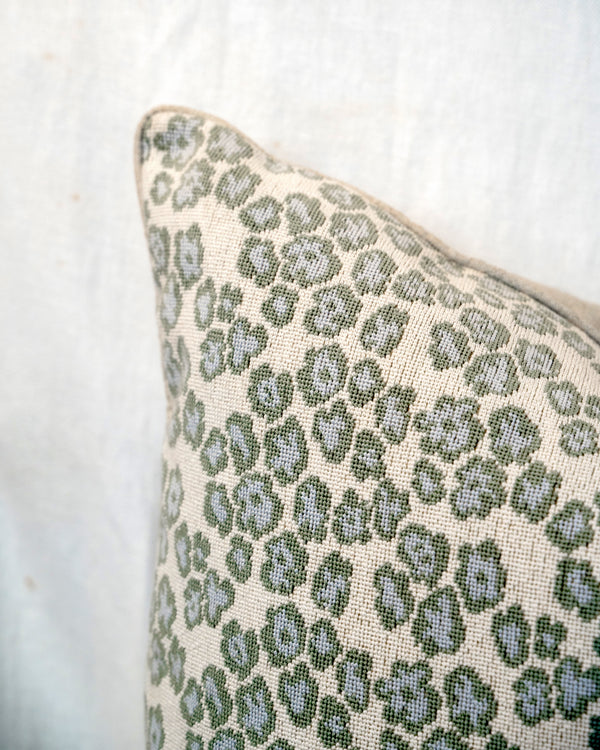 Leopard Linen Pillow