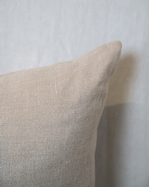 Slubby Linen Orange & Pink Pillow 22x22