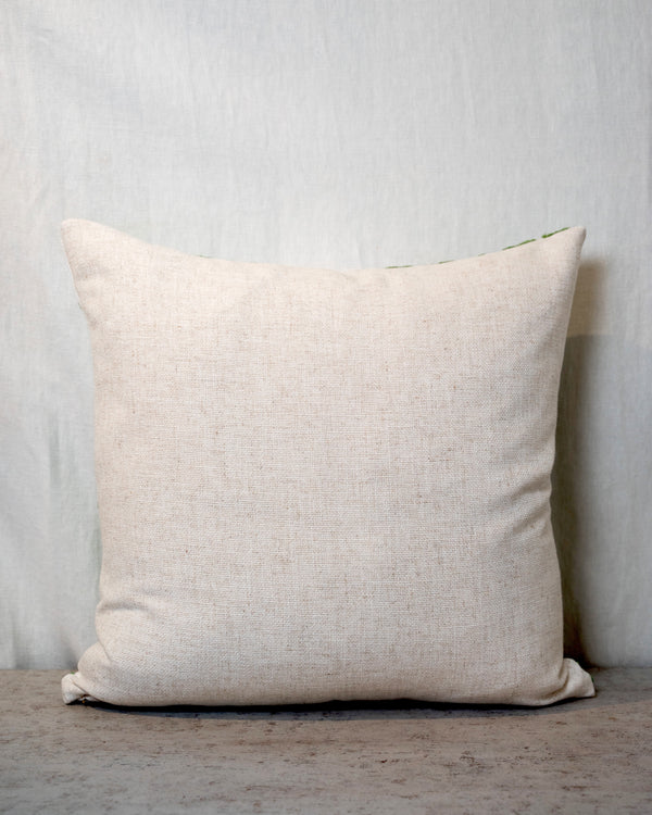Embroidered Floral Pillow