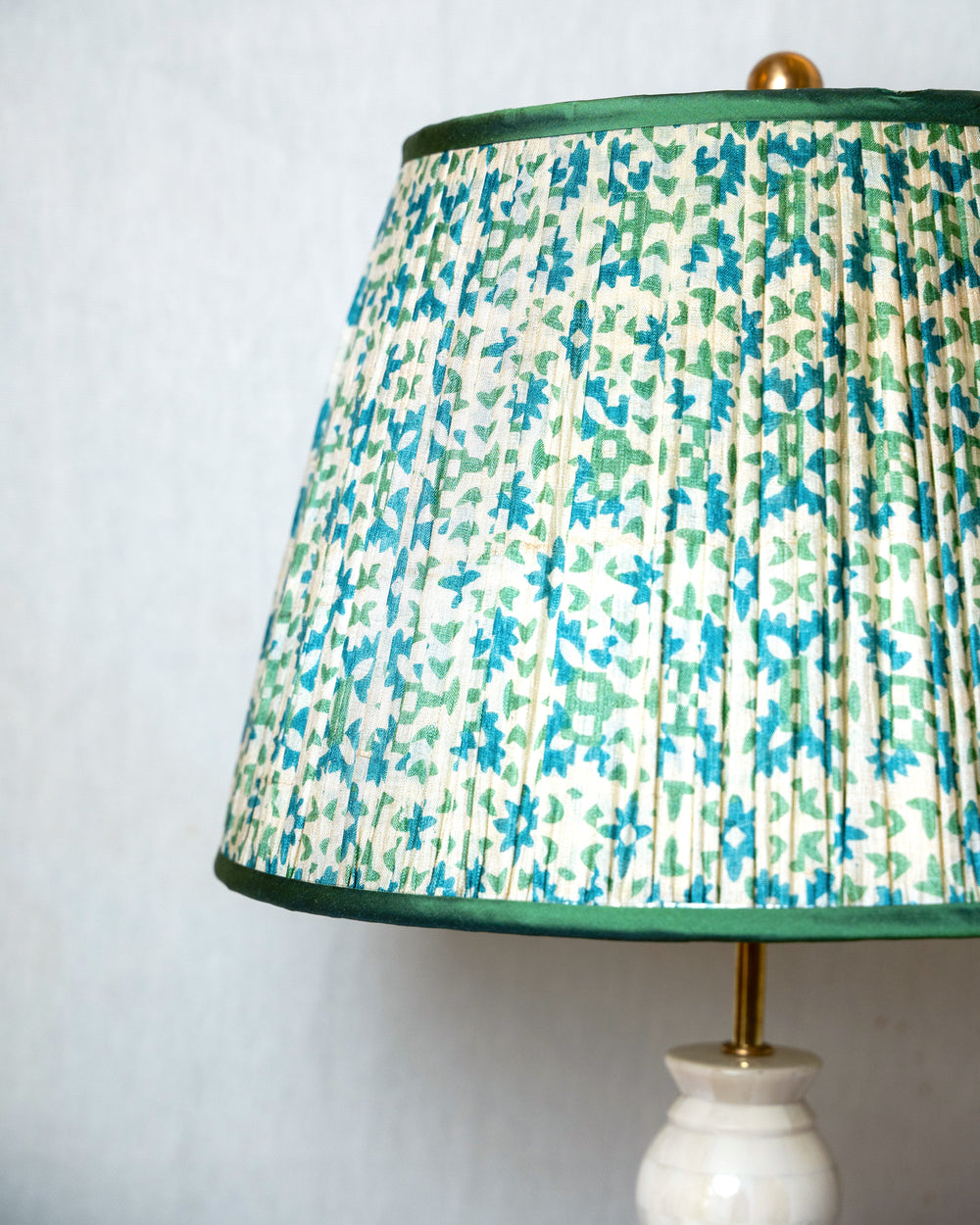 Turquoise Bloom Lamphade