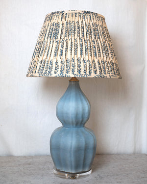 Blue Botanical Lampshade