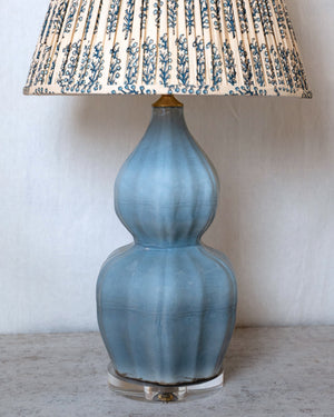 Blue Botanical Lampshade