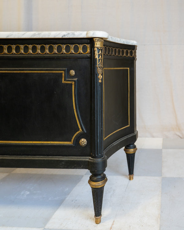 Benedetto Antique Marble Buffet