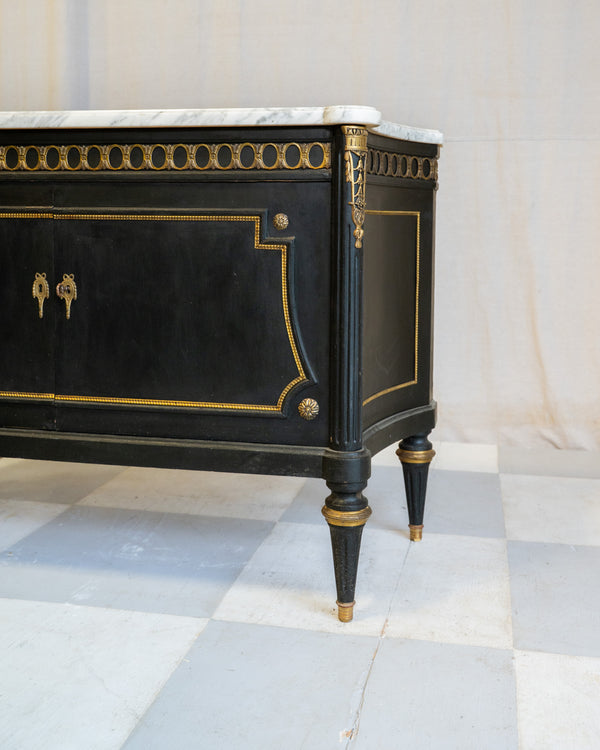 Benedetto Antique Marble Buffet