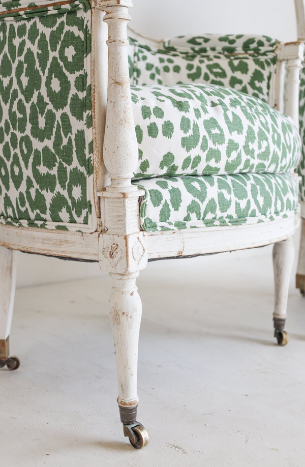 Remy Green Cheetah Chair