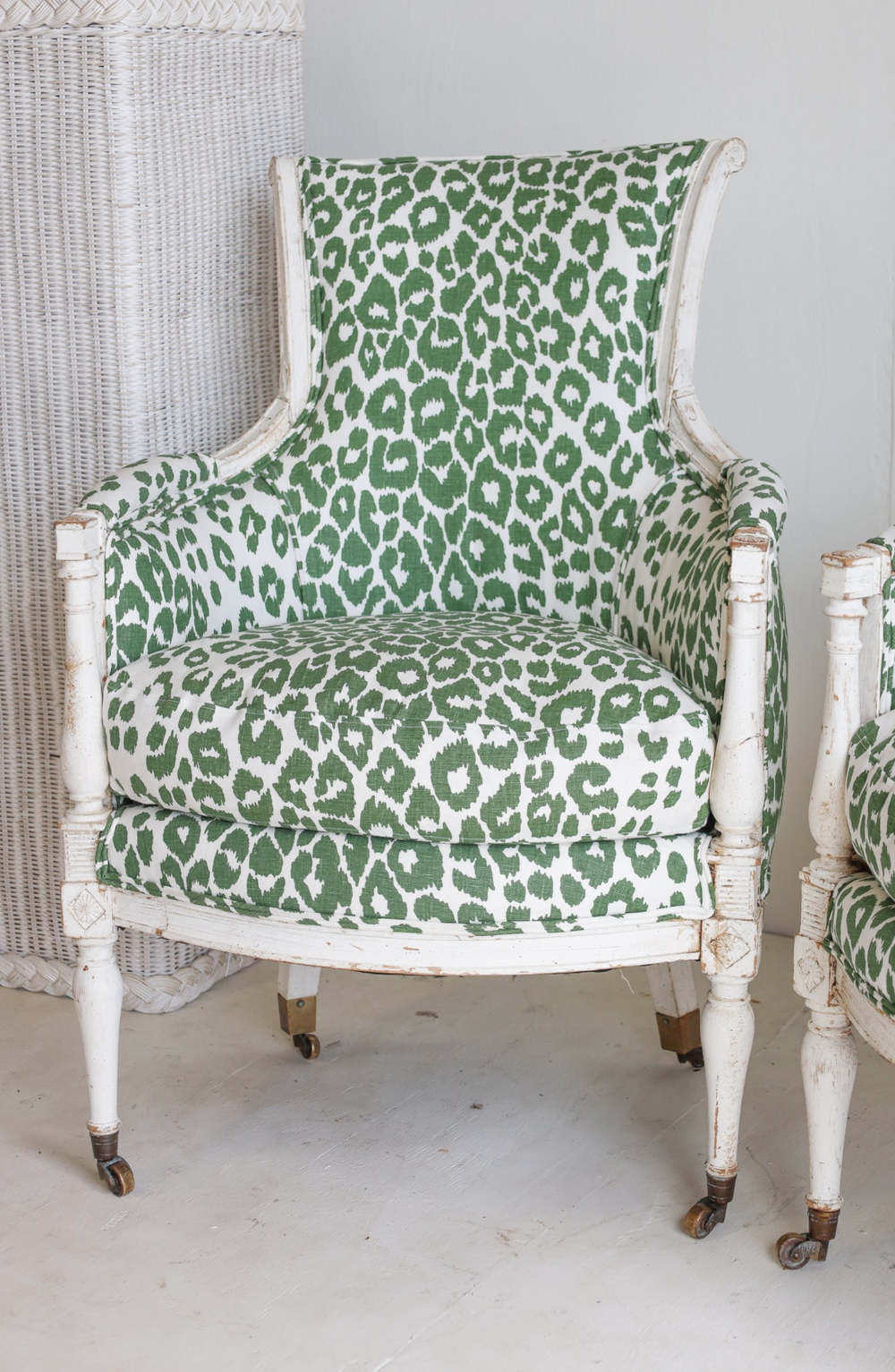 Remy Green Cheetah Chair