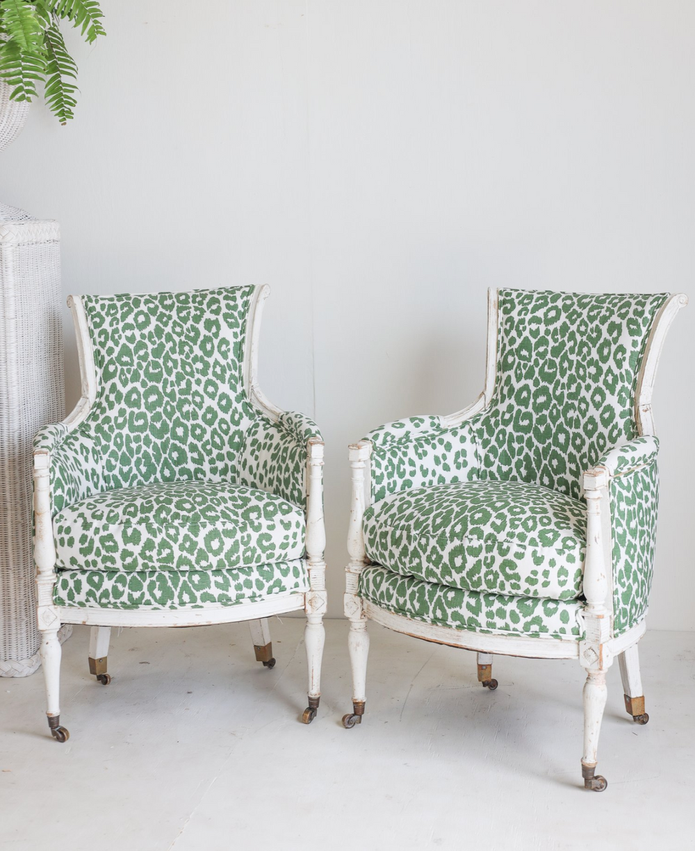 Remy Green Cheetah Chair