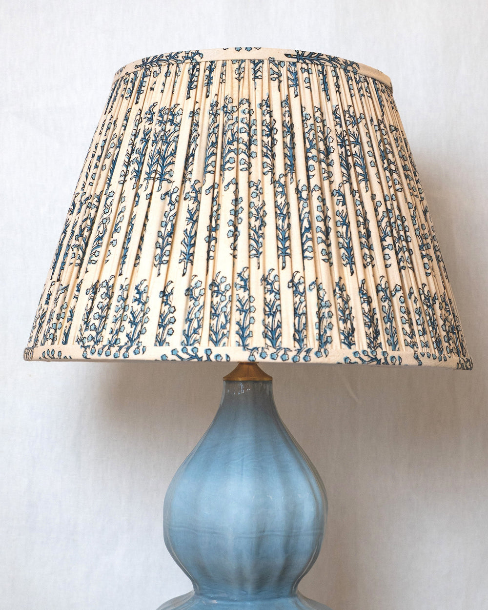 Blue Botanical Lampshade