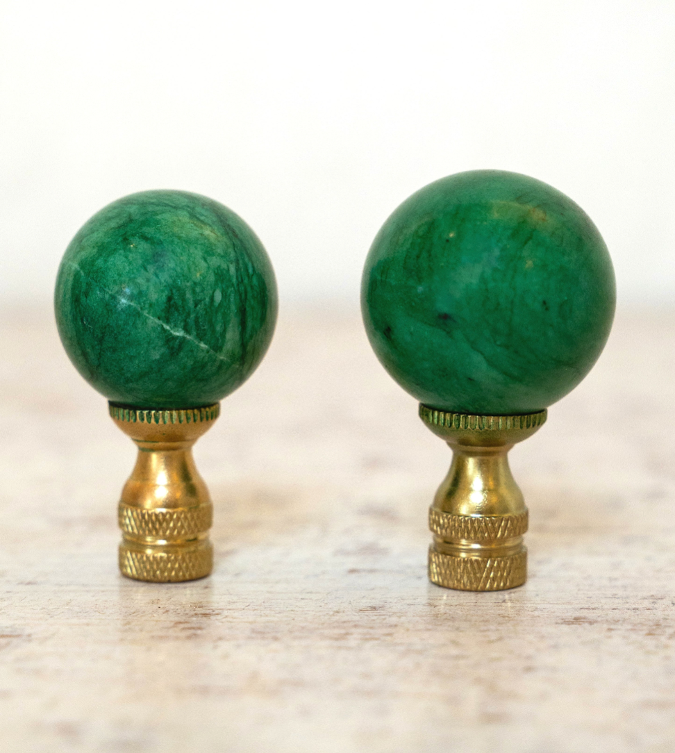 Green Jade Finial