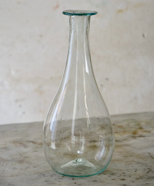 French Wide Lip Clear Carafe