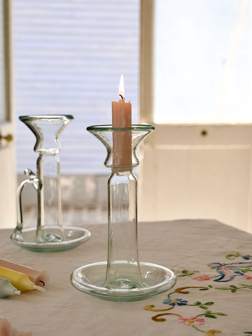 French Porta Candleholder
