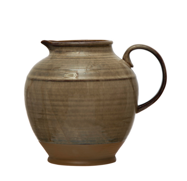 Sienna Reactive Glaze Pitcher
