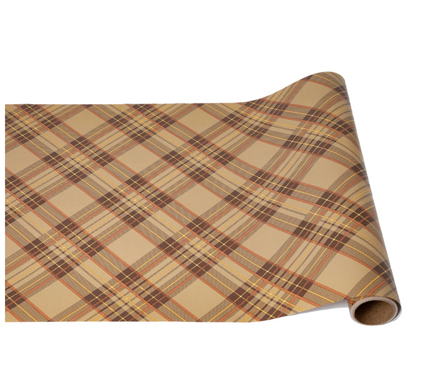 Autumn Plaid Paper Runner