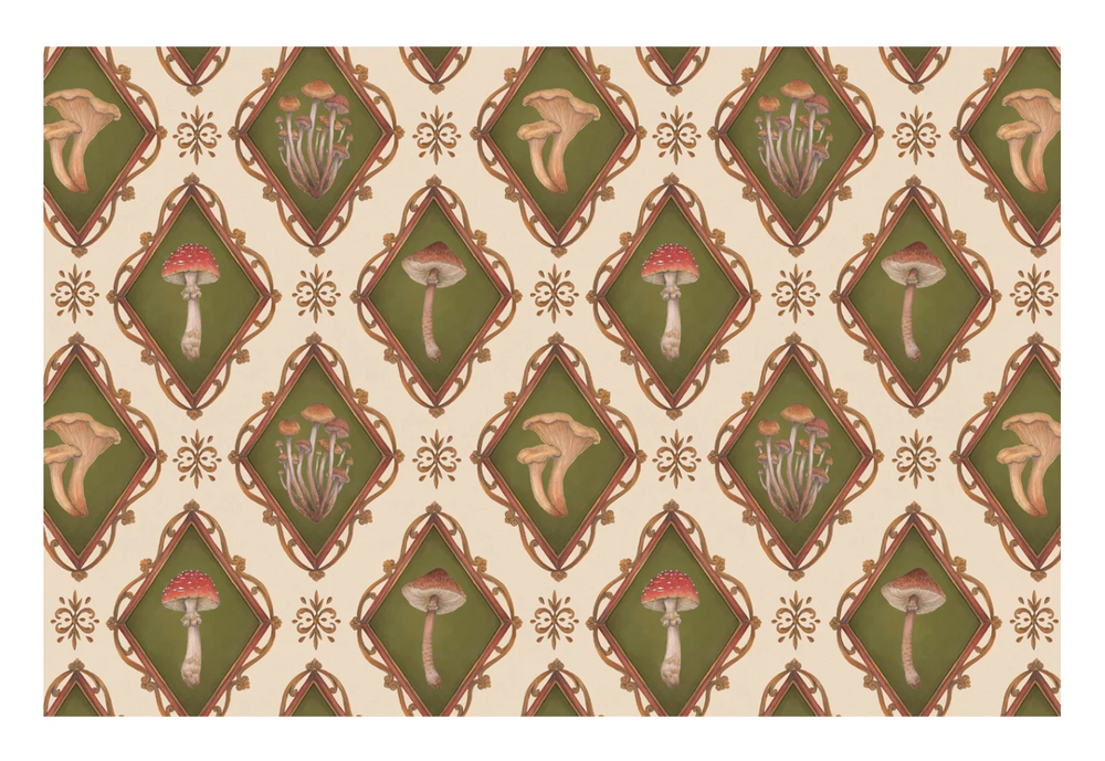 Mushroom Forest Paper Placemats