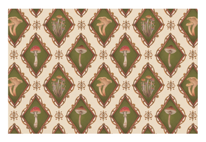 Mushroom Forest Paper Placemats