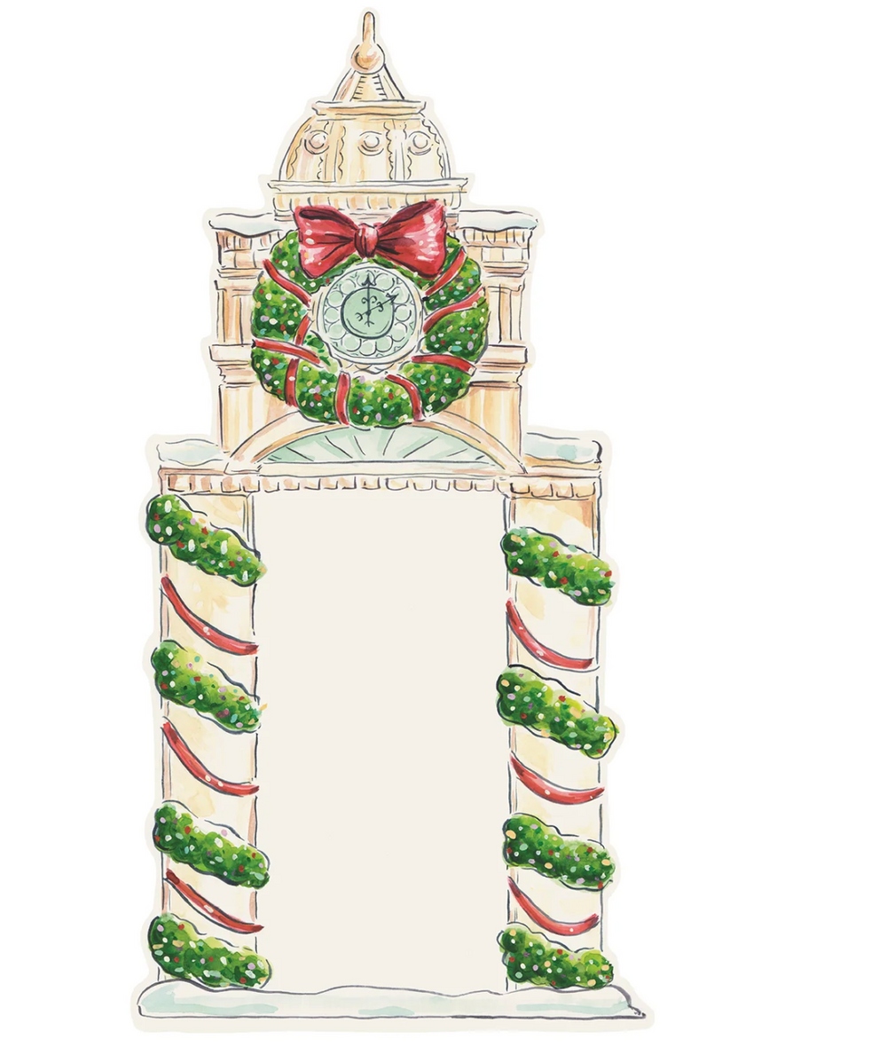 Holiday Clock Tower Table Cards