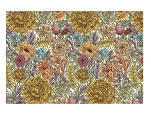 Autumn Acanthus Paper Placemats