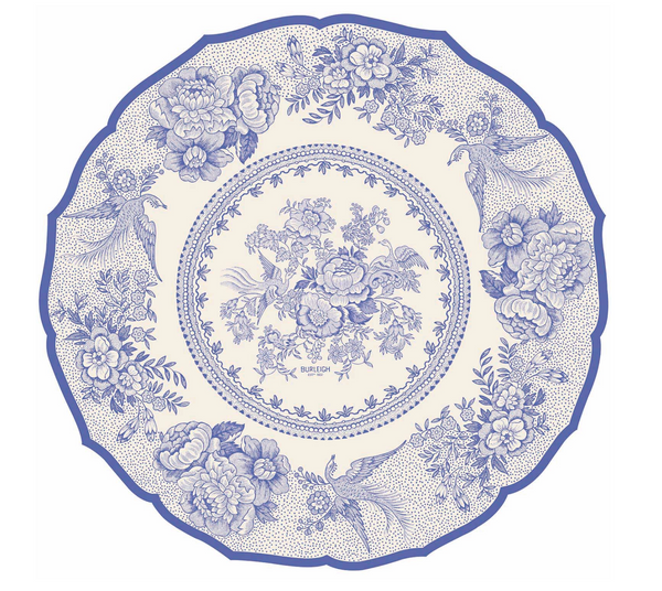 Blue Asiatic Pheasants Die-Cut Paper Placemats