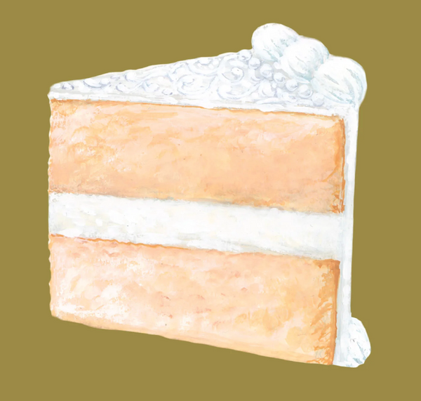 Sliced Cake Cocktail Napkins
