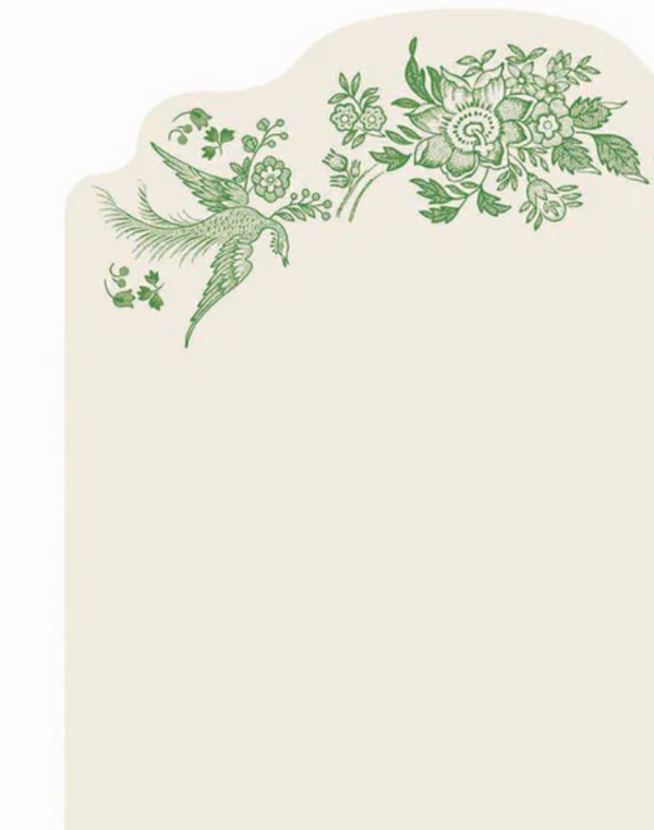 Green Asiatic Pheasants Table Cards
