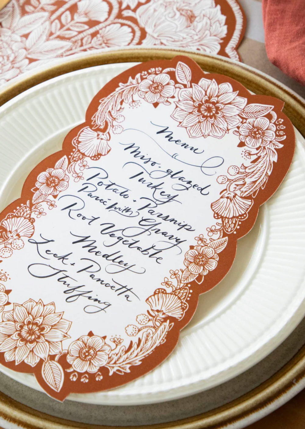 Harvest Bloom Table Cards