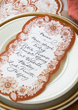 Harvest Bloom Table Cards