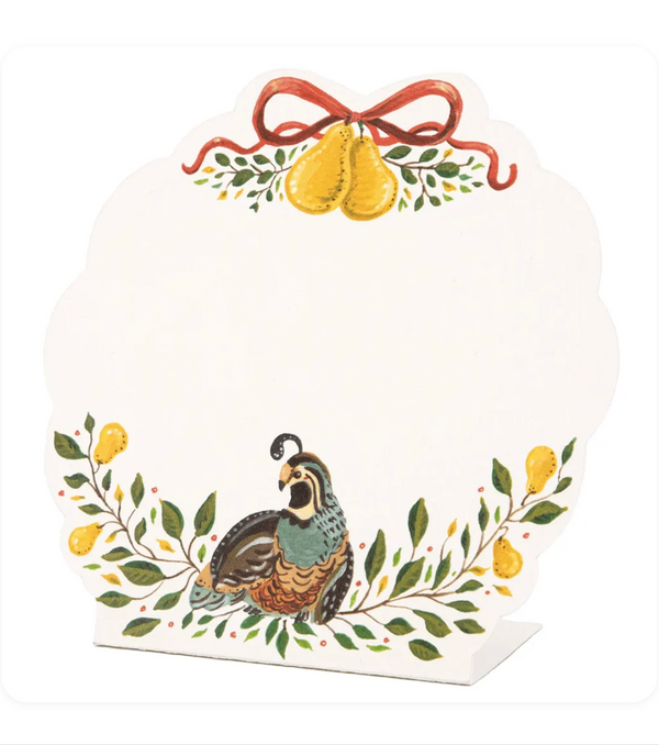 Partridge Place Cards