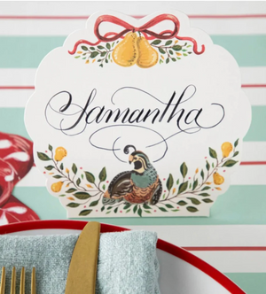 Partridge Place Cards