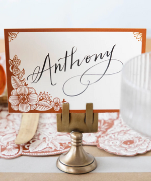Harvest Blooms Place Cards