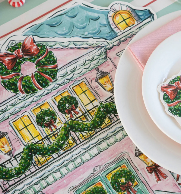 Holiday Home Die-Cut Paper Placemats