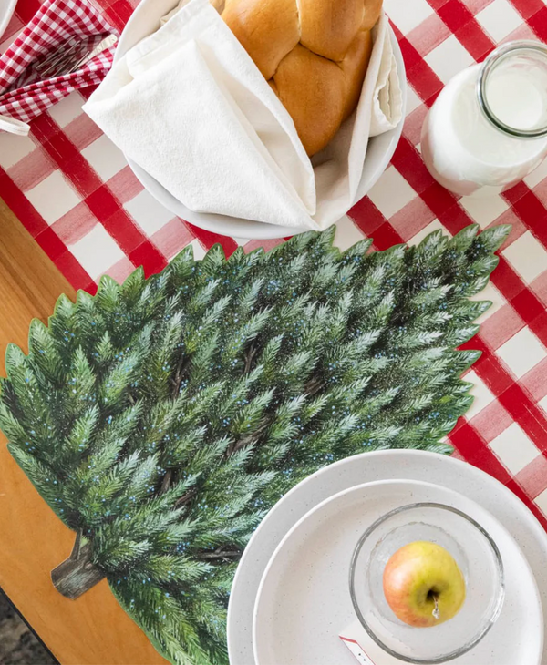 Holiday Evergreen Die-Cut Paper Placemats