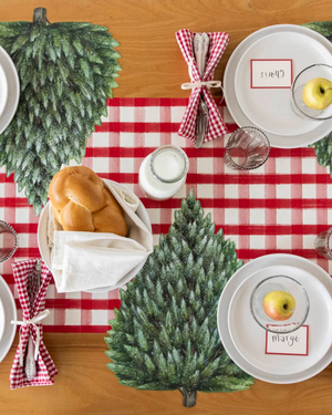 Holiday Evergreen Die-Cut Paper Placemats
