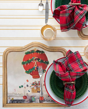 Holiday Balloon Ride Die-Cut Paper Placemats