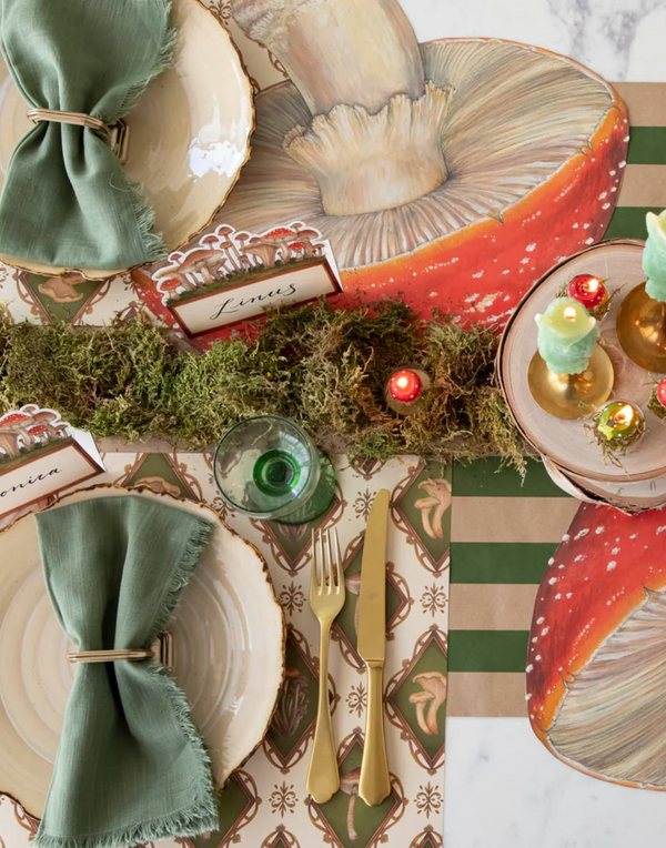 Mushroom Forest Paper Placemats