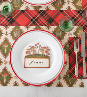 Mushroom Forest Paper Placemats