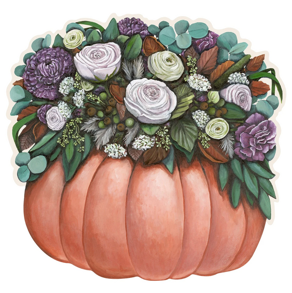 Pumpkin Posey Paper Placemats