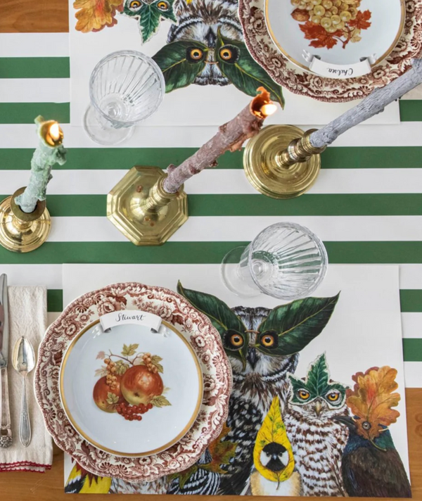 Fall Masquerade Paper Placemats
