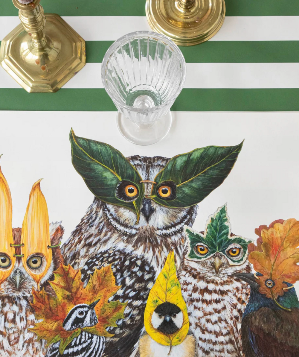 Fall Masquerade Paper Placemats