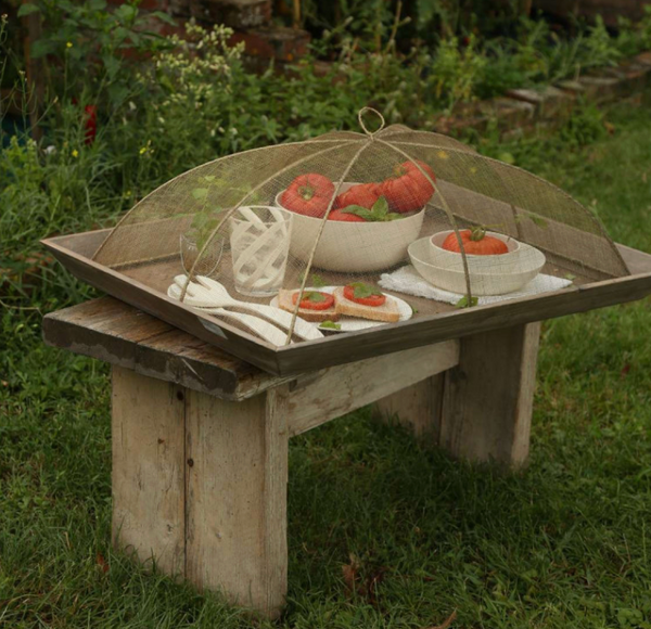 Abaca Mesh Rectangular Food Cover