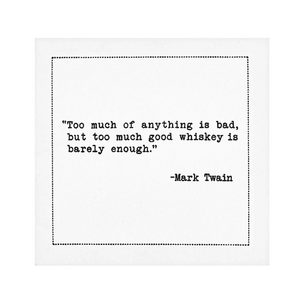 Whiskey Quote Cocktail Napkins