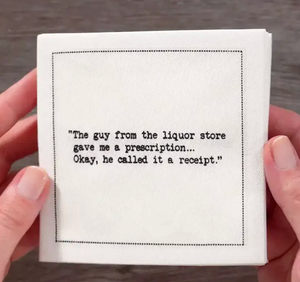 Whiskey Quote Cocktail Napkins