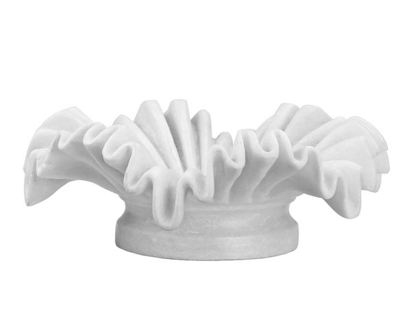 Marble Wrinkle Bowl