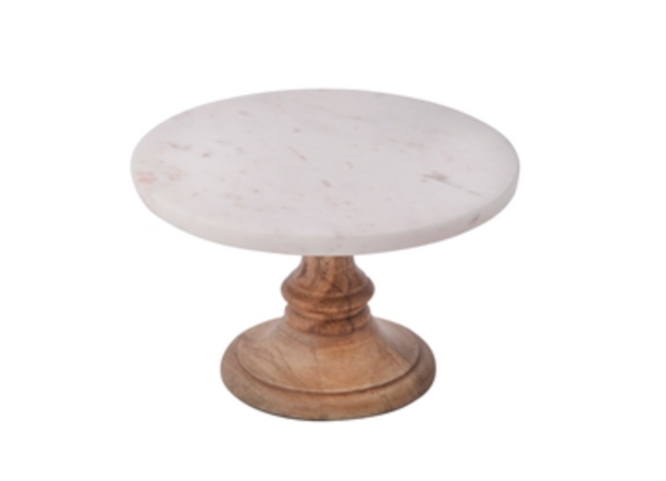 Marble Pedestal Cake Stand