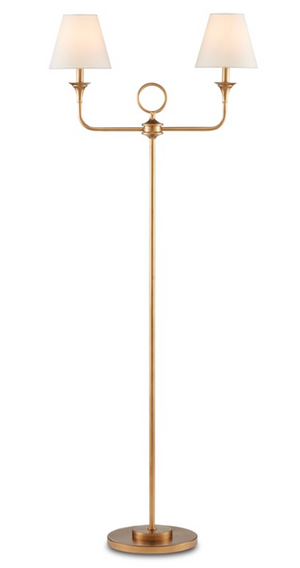 Nottaway Brass Floor Lamp