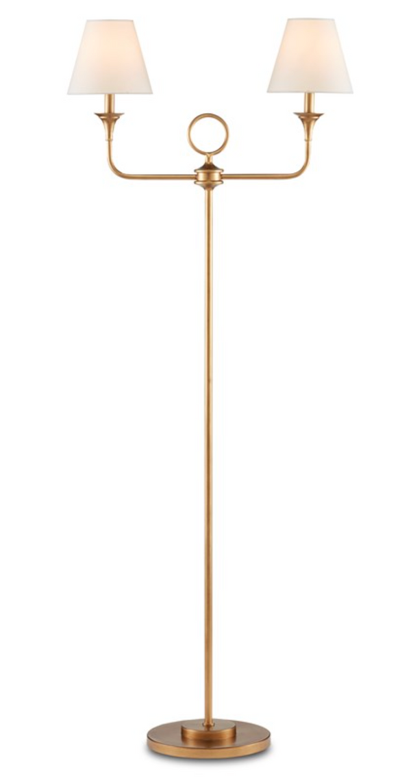 Nottaway Brass Floor Lamp