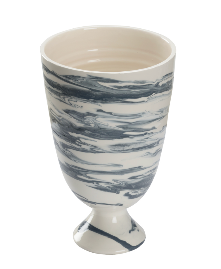 Grigio Footed Vase