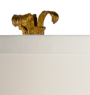 Golden Wheat Leaf Lamp