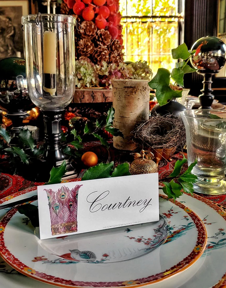 Coronet Nouveau - Place Cards- Laydown
